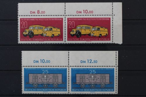 DDR, MiNr. 789-790 Paare, Ecken rechts oben, postfrisch