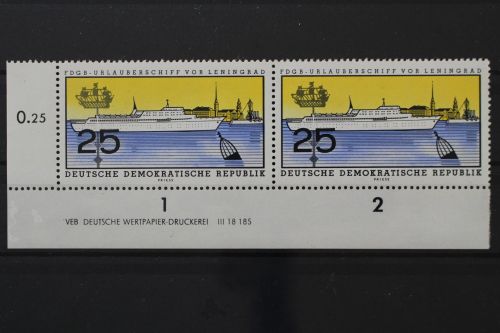 DDR, MiNr. 771 Paar, Ecke links unten mit DV, postfrisch