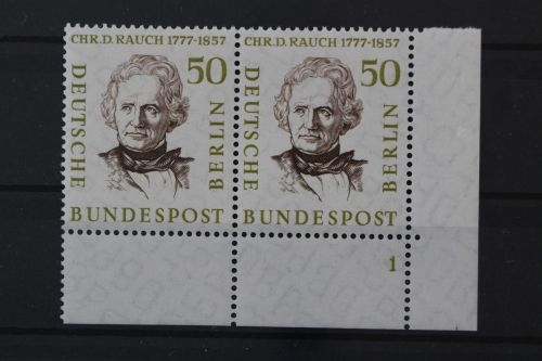 Berlin, MiNr. 172 Paar, Ecke rechts unten, FN 1, postfrisch