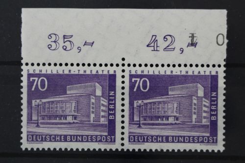 Berlin, MiNr. 152 v, Paar, Oberrand, postfrisch