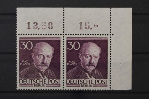 Berlin, MiNr. 99 Paar, Ecke rechts oben, postfrisch