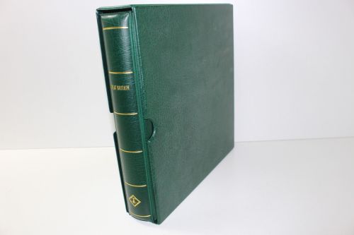 Leuchtturm, grüner Drehstabbinder mit Kassette, Aufdruck "GREAT BRITAIN"