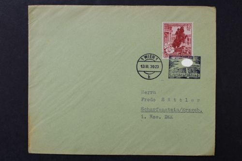 Deutsches Reich, Marken, Wien / Großdeutschland, 13.3.39