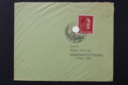 Deutsches Reich, MiNr. 664, SST Rothenfelde auf Brief