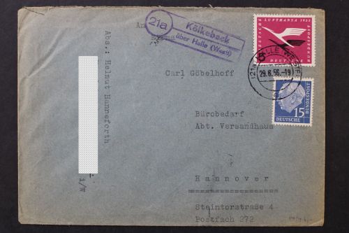 Kölkebeck über Halle (Westf.), Landpoststempel