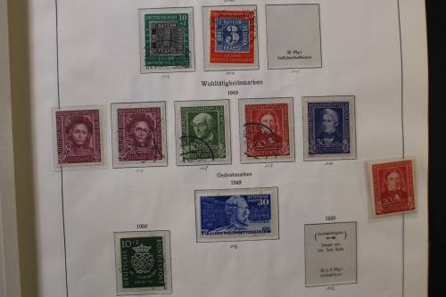 Deutschland (BRD) 1949-2003, Sammlung in KABE bi-collect Vordruckalben
