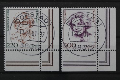 Deutschland, MiNr. 2158-2159 Ecke re. unten, zentrisch Dorstadt, EST