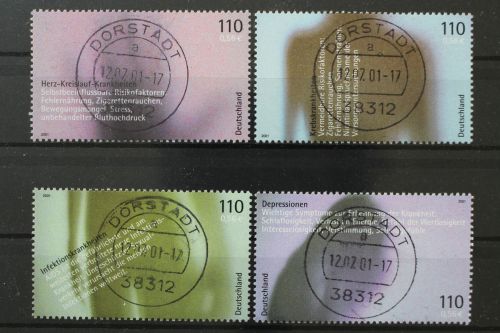 Deutschland (BRD), MiNr. 2200-2203 zentrisch Dorstadt, EST