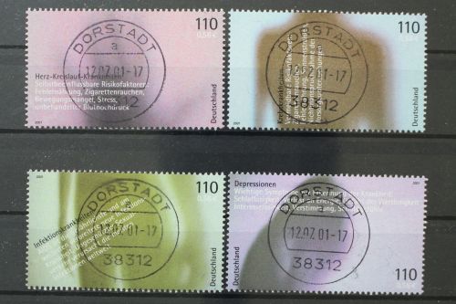 Deutschland (BRD), MiNr. 2200-2203 zentrisch Dorstadt, EST