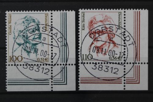 Deutschland, MiNr. 2149-2150 Ecken rechts unten zentrisch Dorstadt, EST