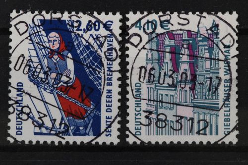 Deutschland (BRD), MiNr. 2322-2323, zentrisch Dorstadt, EST