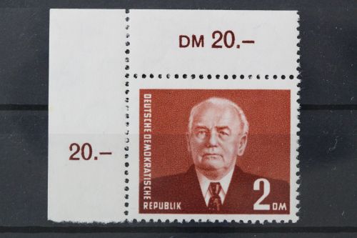 DDR, MiNr. 343, Ecke links oben, postfrisch