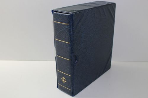 Leuchtturm, OPTIMA G, blauer Ringbinder GIGANT mit Kassette + 50 Kunststoffhüllen