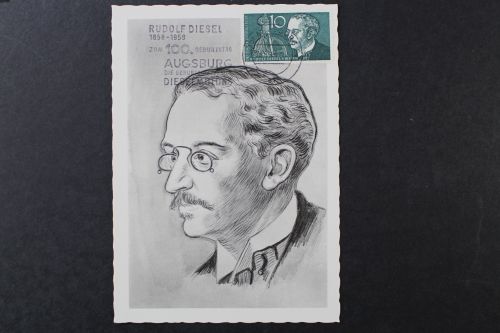Deutschland (BRD), MiNr. 284, SST Augsburg, Maximumkarten