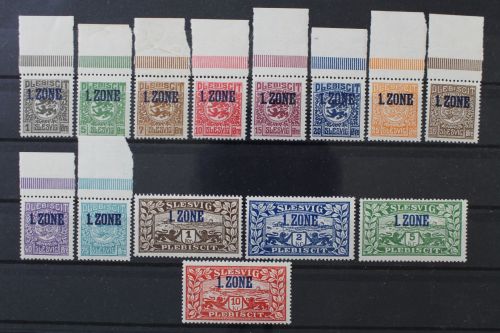 Schleswig, MiNr. 15-28, postfrisch