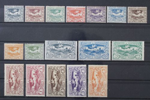 Oberschlesien, MiNr. 13-29