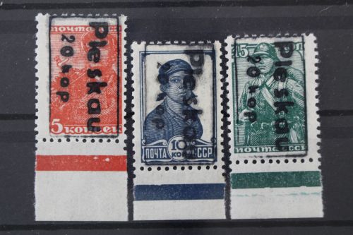 Russland, MiNr. 4, 5 und 6, postfrisch, Altsignatur