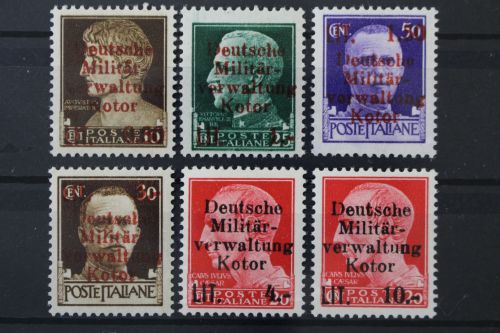 Kotor, MiNr. 1-6, postfrisch