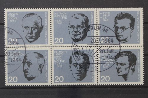 Deutschland (BRD), MiNr. 432-434 + 436-438 ESST Berlin 44, ESST