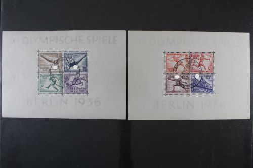 Deutsches Reich, MiNr. Block 5+6, SST Berlin K.d.F-Stadt, gestempelt
