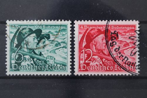 Deutsches Reich, MiNr. 684-685 y, gestempelt