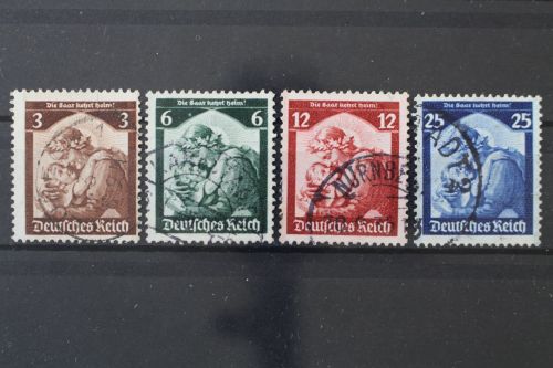 Deutsches Reich, MiNr. 565-568, gestempelt