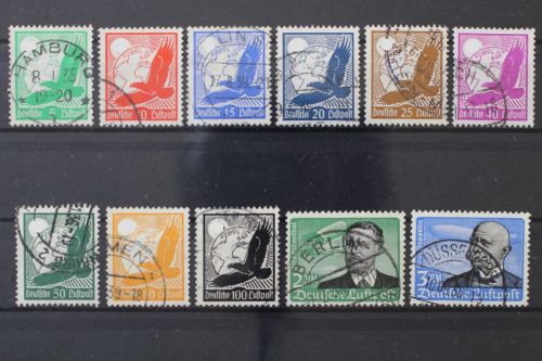 Deutsches Reich, MiNr. 529-539 x, gestempelt