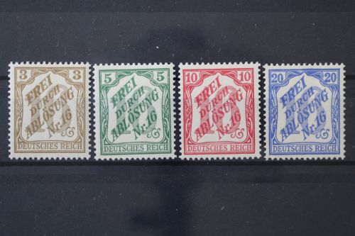 DR Dienstmarken, MiNr. 10-13, postfrisch