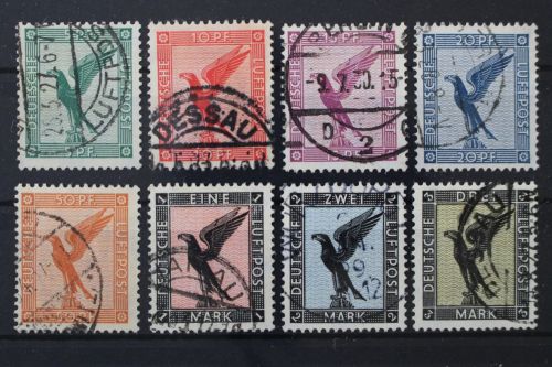 Deutsches Reich, MiNr. 378-384, gestempelt