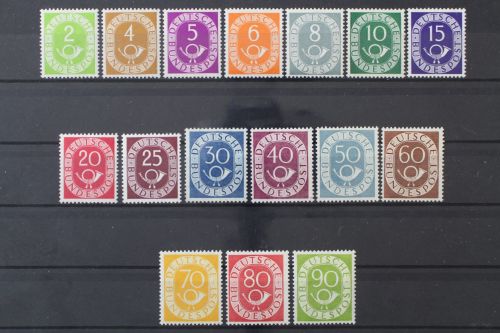 Deutschland (BRD), MiNr. 123-138, postfrisch, BPP Signatur