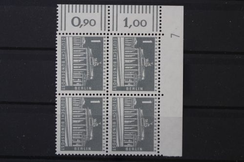 Berlin, MiNr. 140 y, Viererblock, DZ 7, postfrisch