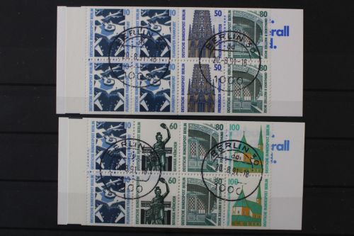 Berlin, MiNr. MH 14 + 15, Berlin 30, gestempelt