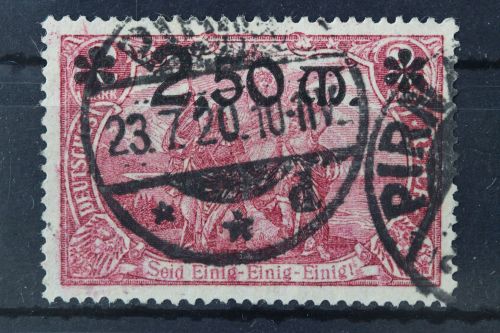 Deutsches Reich, MiNr. 118, gestempelt, geprüft Infla