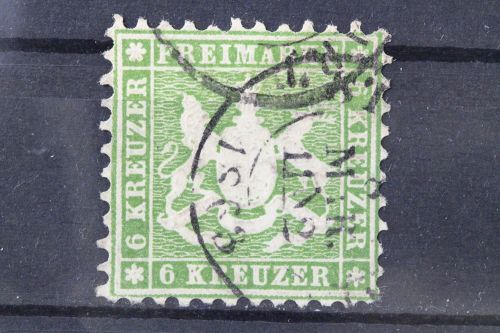 Württemberg, MiNr. 23 a, gestempelt, BPP Signatur