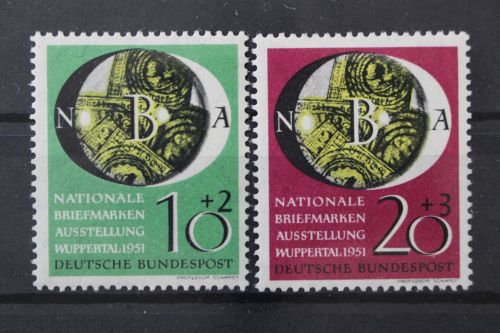 Deutschland (BRD), MiNr. 141-142, Falz