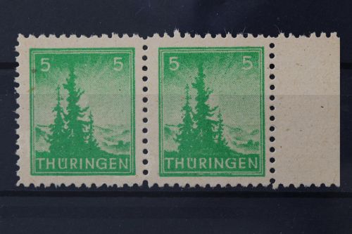 Sowjetische Zone, MiNr. 94 A X PF I, Paar, postfrisch