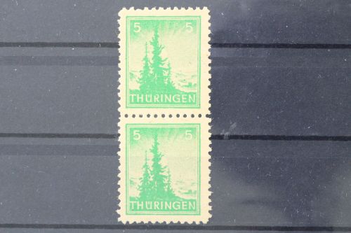 Sowjetische Zone, MiNr. 94 A X PF II, Paar, postfrisch