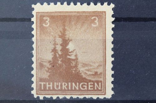 Sowjetische Zone, MiNr. 92 A X at PF II, postfrisch, BPP Signatur