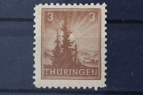 Sowjetische Zone, MiNr. 92 A X PF V, postfrisch