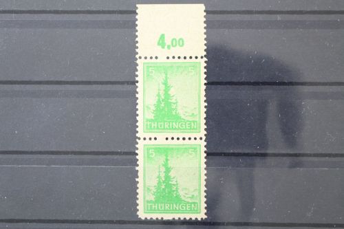 Sowjetische Zone, MiNr. 94 A X PF I, Paar, postfrisch