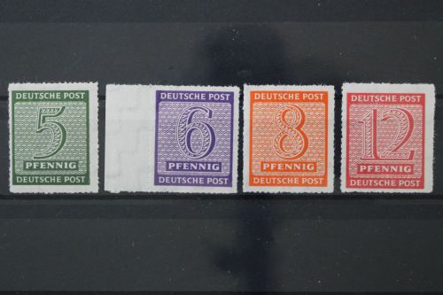 Sowjetische Zone, MiNr. 116-119 D X, postfrisch, BPP Signatur