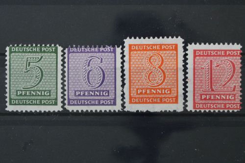 Sowjetische Zone, MiNr. 116-119 A X, postfrisch, BPP Signatur