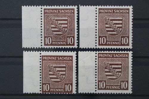 Sowjetische Zone, MiNr. 78 X a+b und 78 Y a+b, postfrisch, BPP Signatur