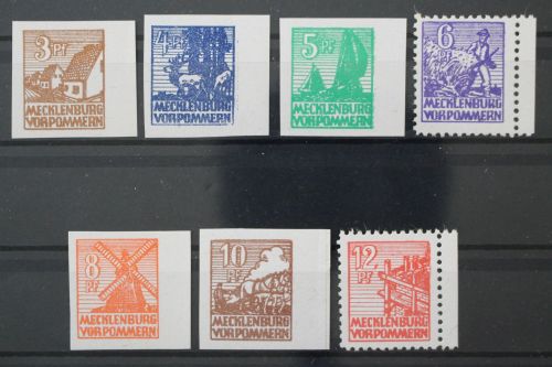 Sowjetische Zone, MiNr. 29-36 x, Seitenränder, postfrisch