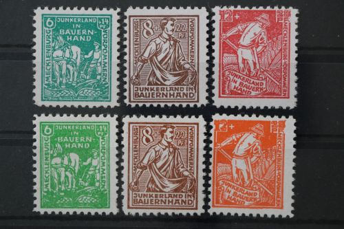 Sowjetische Zone, MiNr. 23-25 a+b, postfrisch