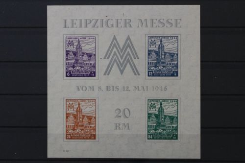 Sowjetische Zone, MiNr. Block 5 X a Type VI, postfrisch, BPP Fotoattest