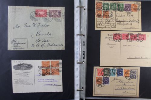 Deutsches Reich Belege-Sammlung von ca. 1900-1945