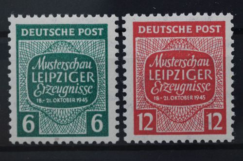 Sowjetische Zone, MiNr. 124-125 X, postfrisch, BPP Signatur
