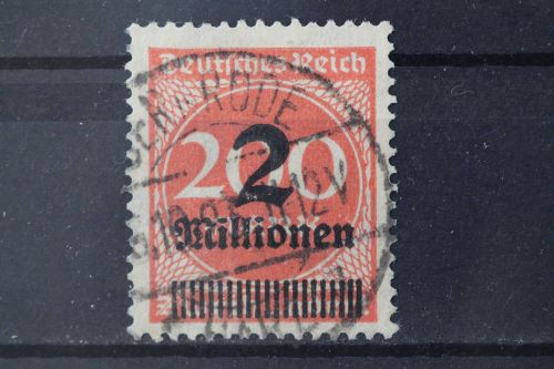 Deutsches Reich, MiNr. 309 P b, gestempelt, geprüft Infla