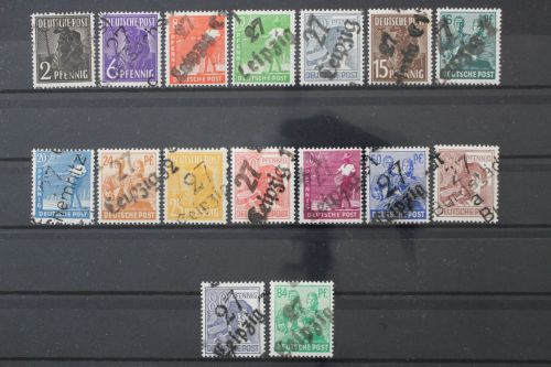Sowjetische Zone, MiNr. 166-181 ohne 179, postfrisch, BPP Signatur